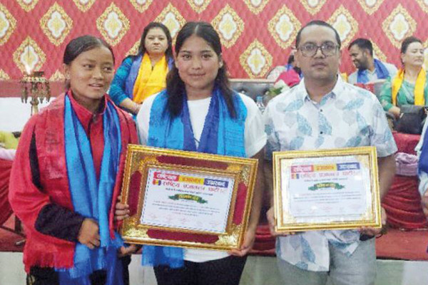 तेक्वान्दोका अशोकसहित खेलकर्मी सम्मानित